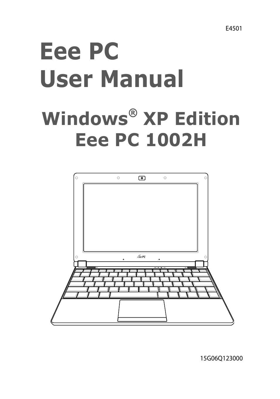 Asus Eee PC 1002H User Manual | 60 pages