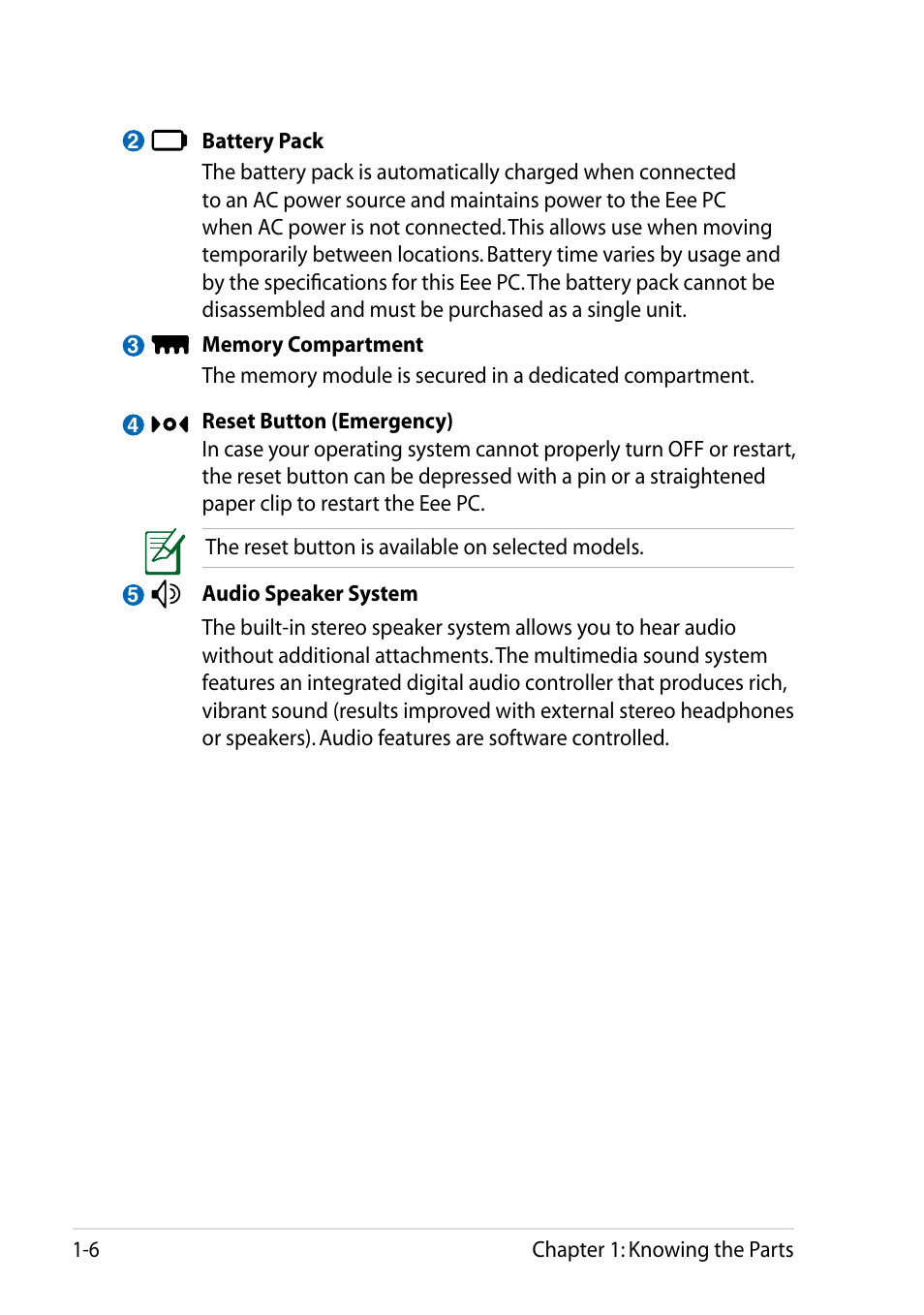 Asus Eee PC 1002H User Manual | Page 14 / 60