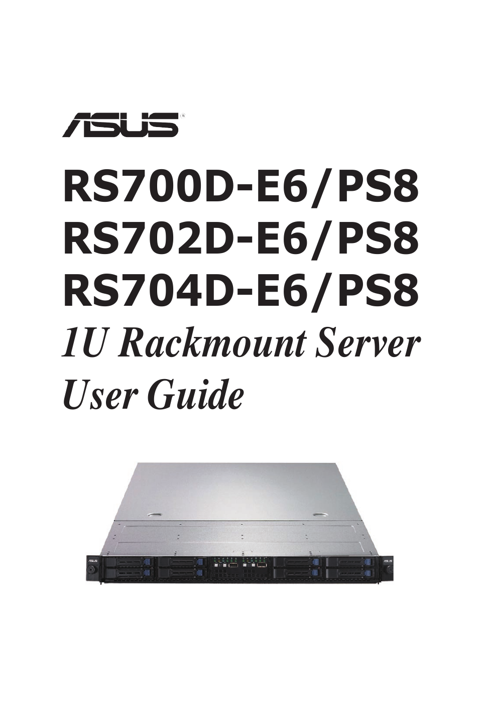 Asus RS704D-E6/PS8 User Manual | 164 pages