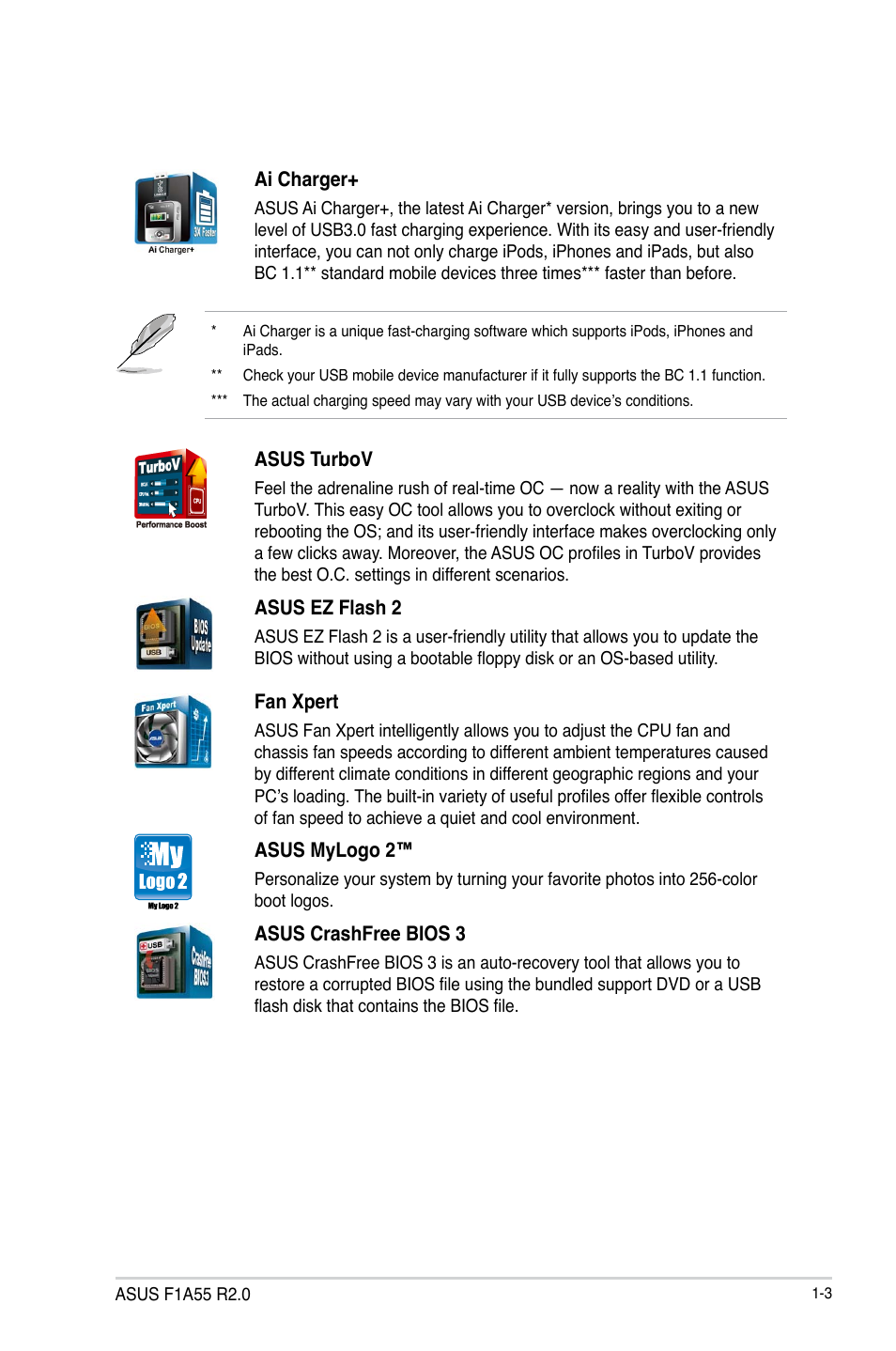 Asus F1A55 R2.0 User Manual | Page 15 / 76