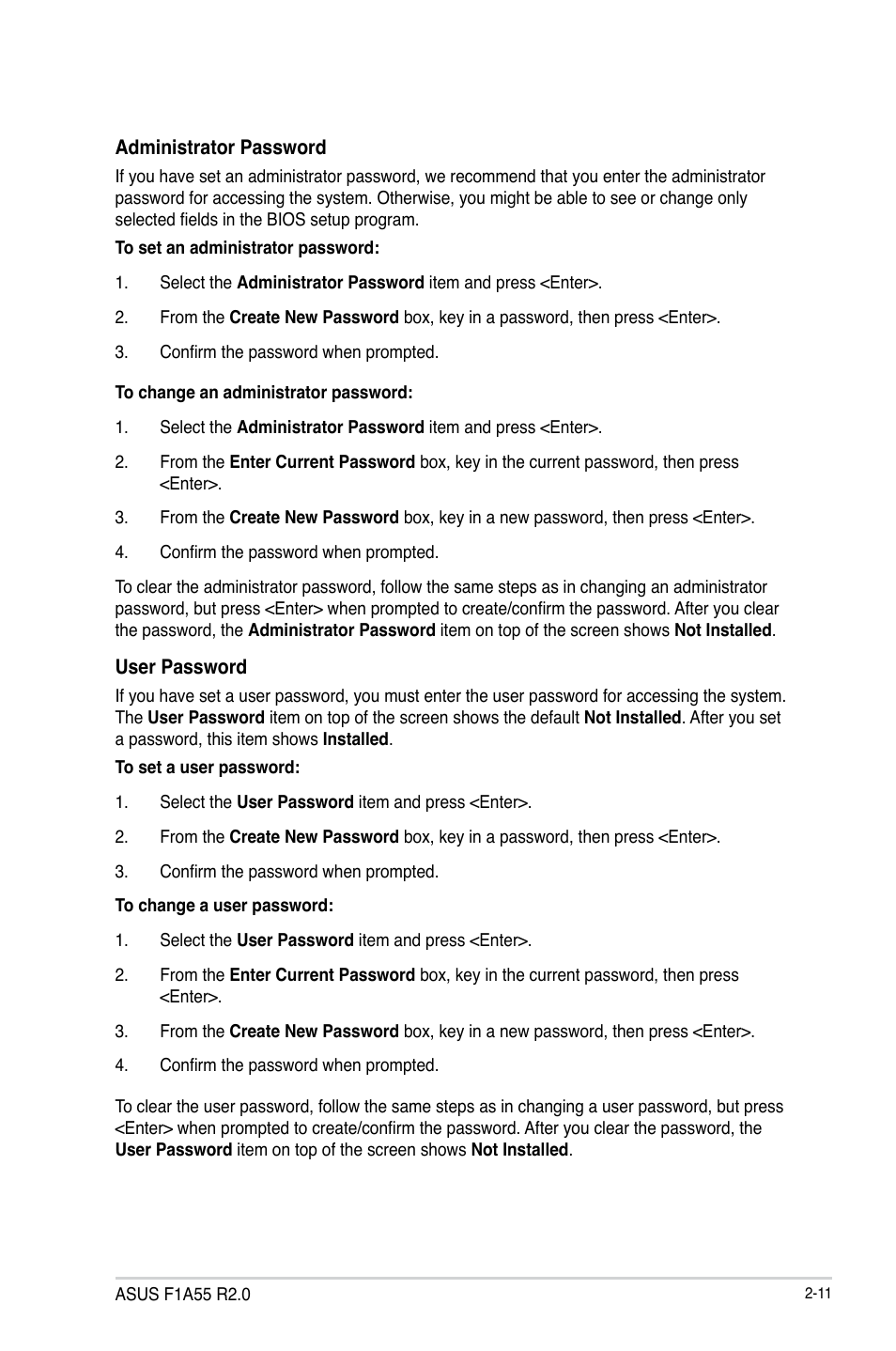 Asus F1A55 R2.0 User Manual | Page 55 / 76