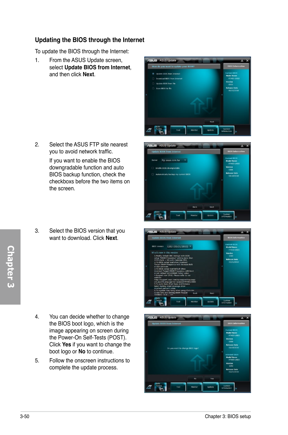 Chapter 3 | Asus P9X79 WS User Manual | Page 130 / 186