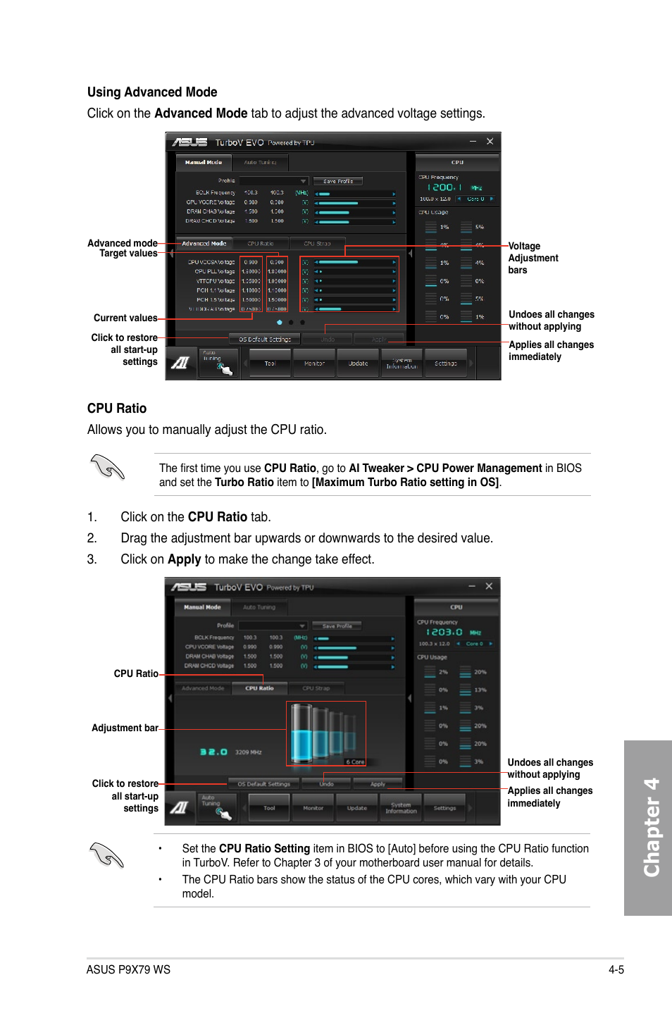 Chapter 4 | Asus P9X79 WS User Manual | Page 141 / 186