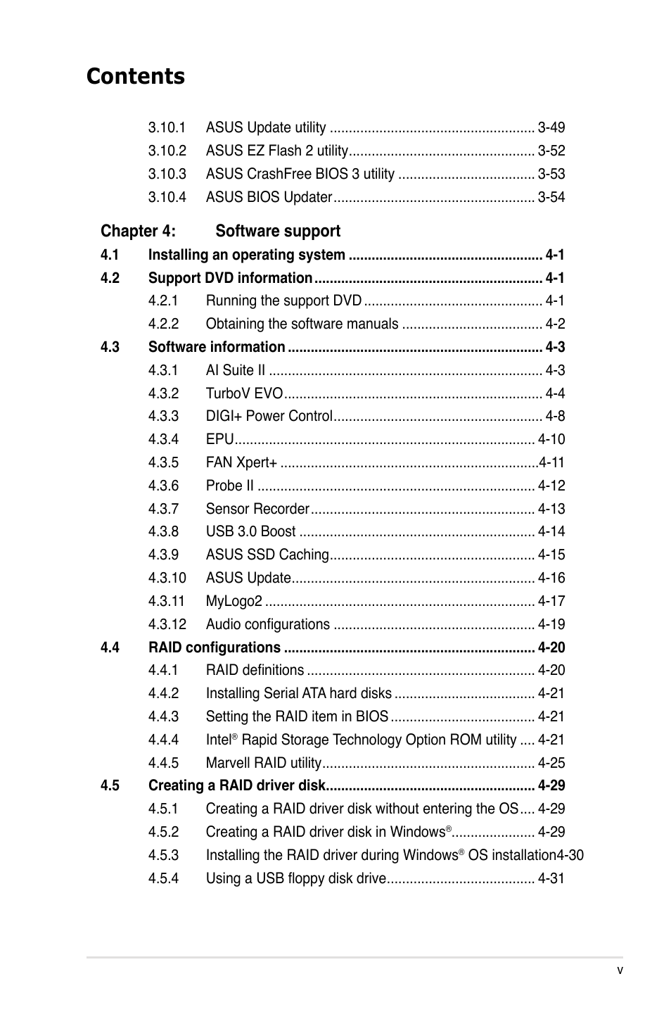 Asus P9X79 WS User Manual | Page 5 / 186