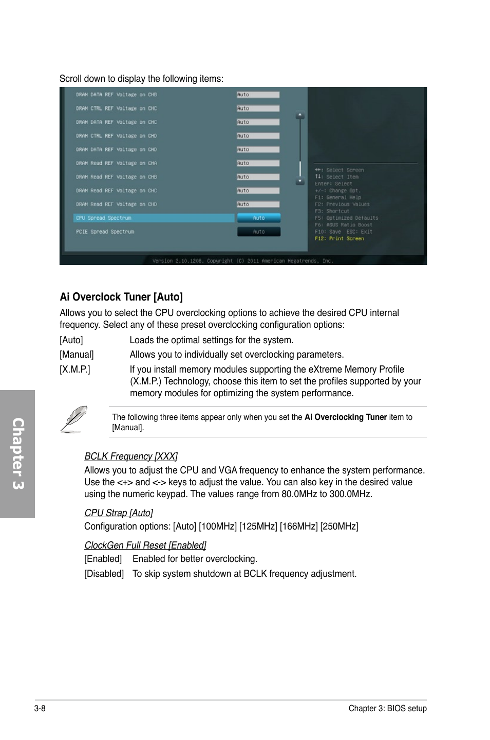 Chapter 3 | Asus P9X79 WS User Manual | Page 88 / 186