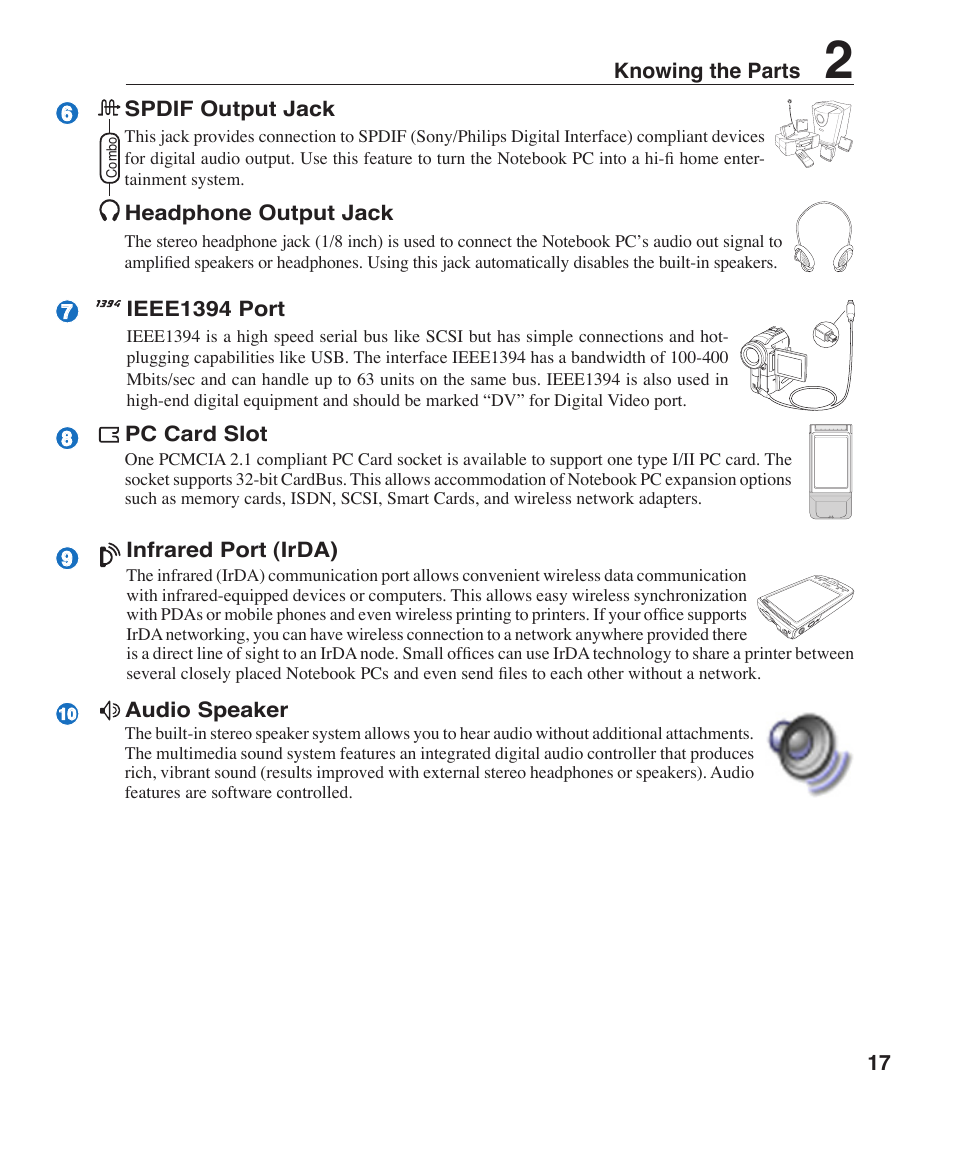 Asus Z91FR User Manual | Page 17 / 65