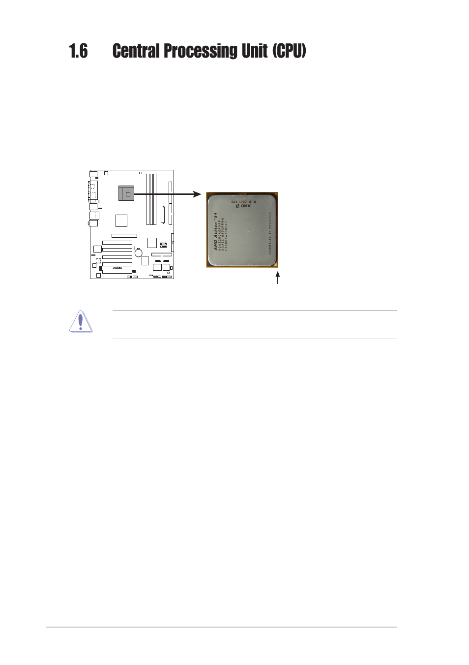 6 central processing unit (cpu), 1 overview | Asus K8V User Manual | Page 18 / 92