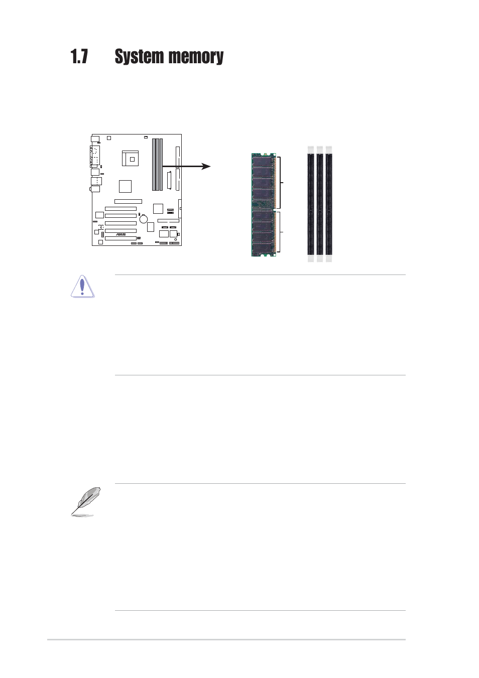 1 dimm sockets location, 10 chapter 1: product introduction | Asus K8V User Manual | Page 20 / 92