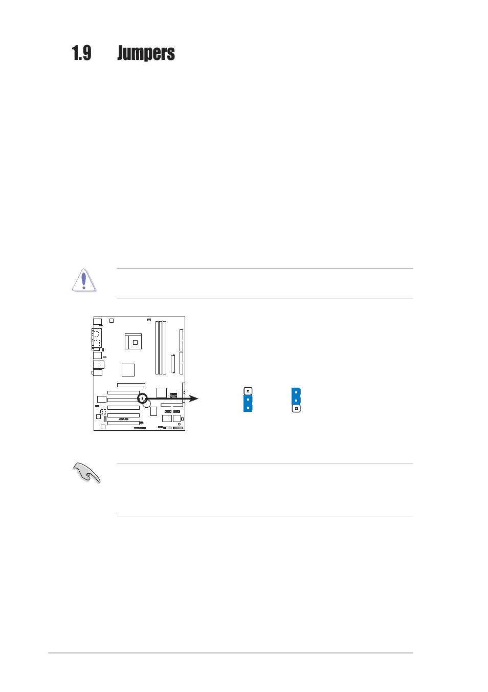 9 jumpers | Asus K8V User Manual | Page 26 / 92