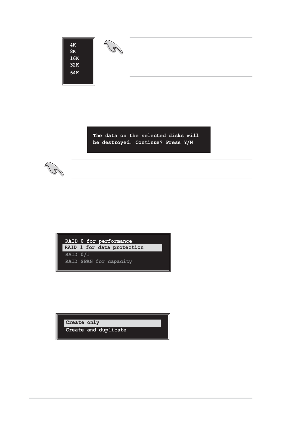 Raid 1 for data protection | Asus K8V User Manual | Page 80 / 92