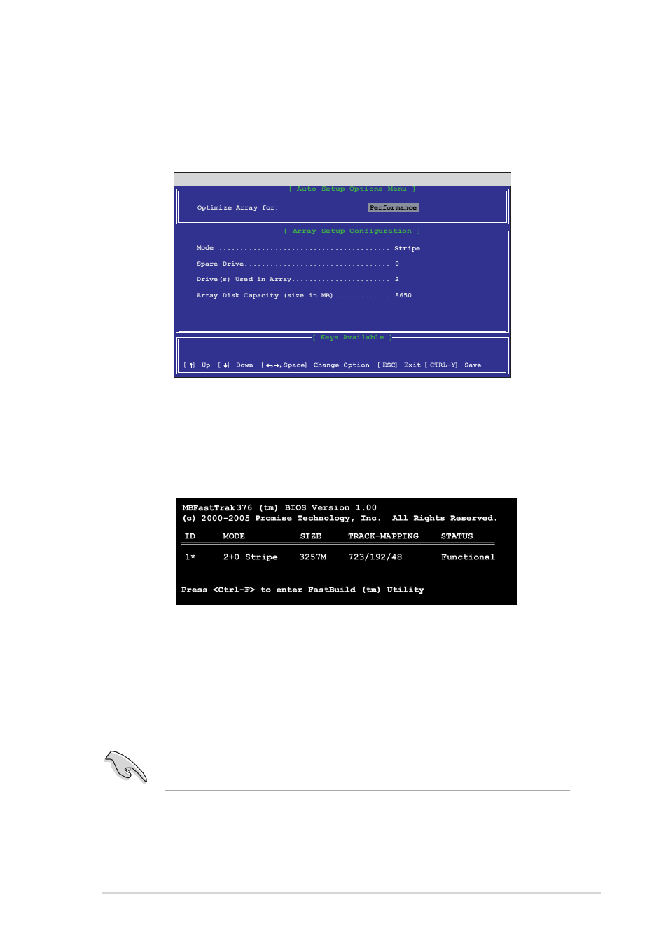 3 creating a raid 0 array (performance), Asus k8v motherboard 3-15 | Asus K8V User Manual | Page 85 / 92