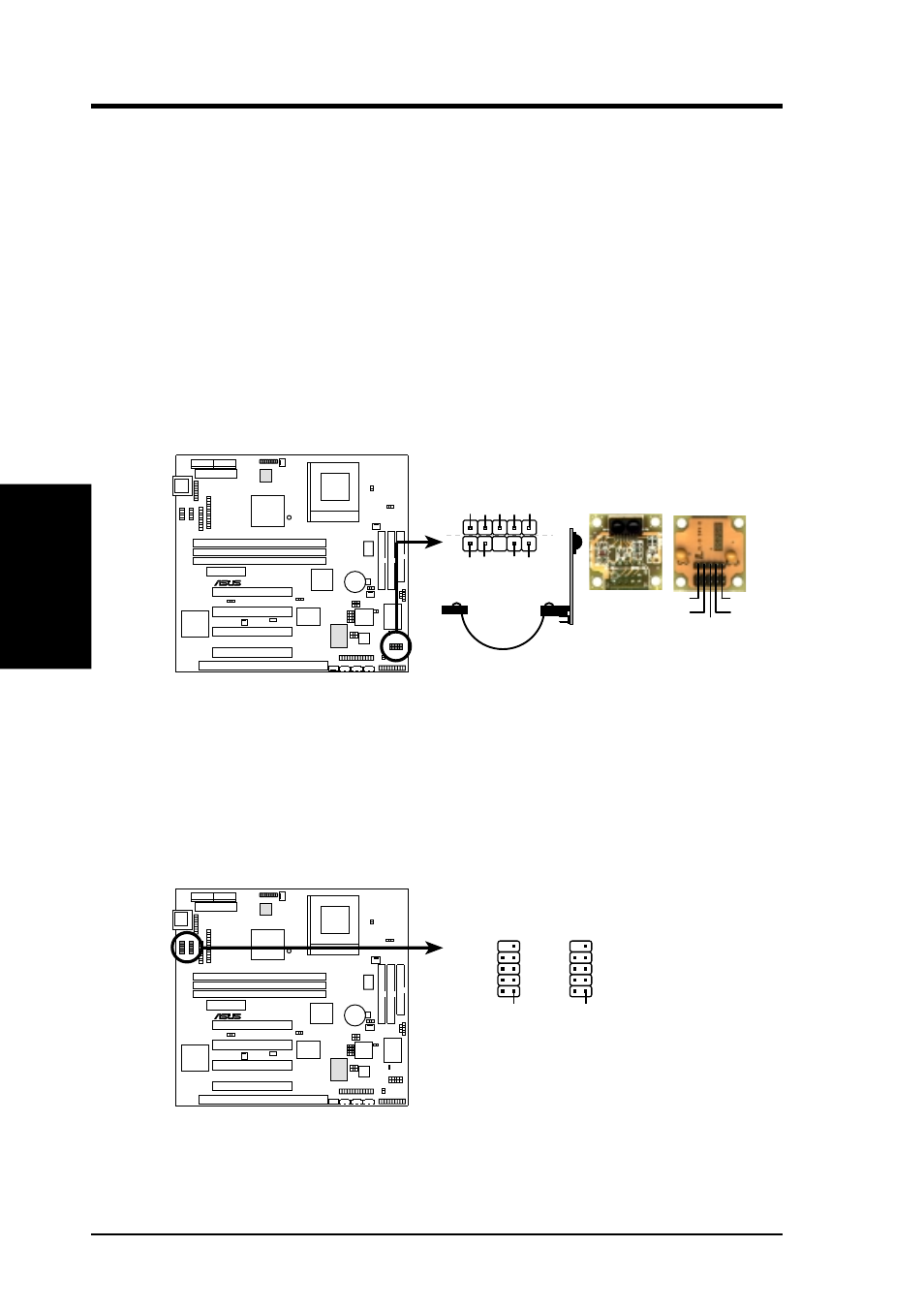Hardware setup, Cuw-b infrared module connector, Cuw-b serial port headers | Com2, Com1 | Asus CUW-B User Manual | Page 36 / 96