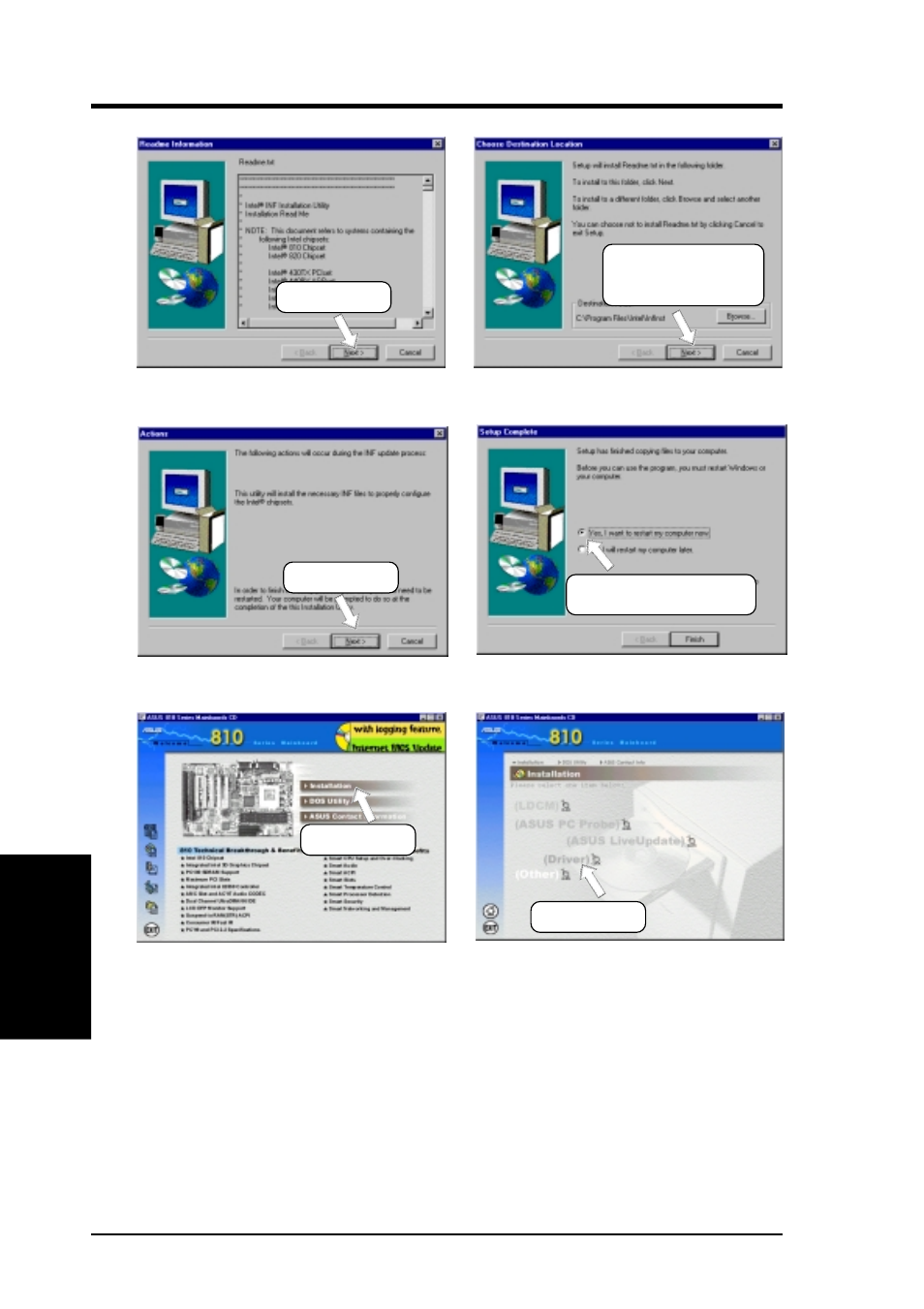 Software setup | Asus CUW-B User Manual | Page 56 / 96