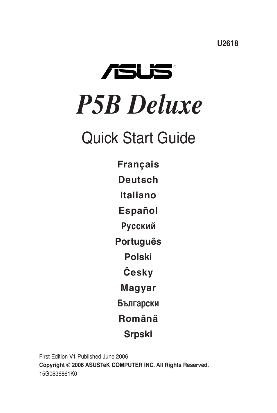 Asus P5B Deluxe/WiFi-AP User Manual | 50 pages