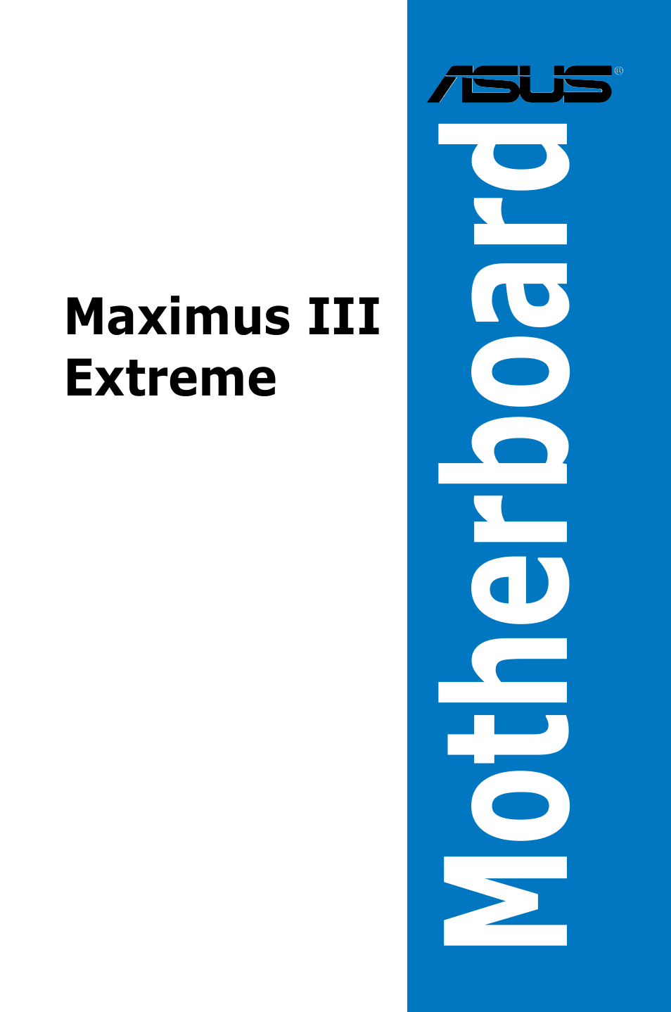 Asus Maximus III Extreme User Manual | 180 pages