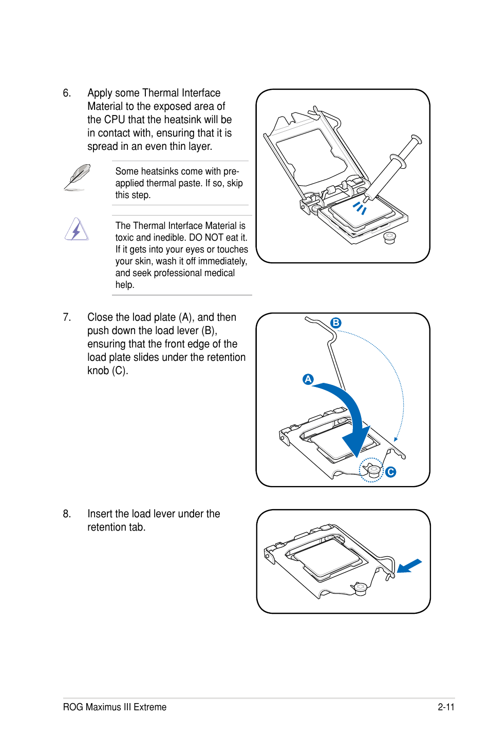 Asus Maximus III Extreme User Manual | Page 41 / 180