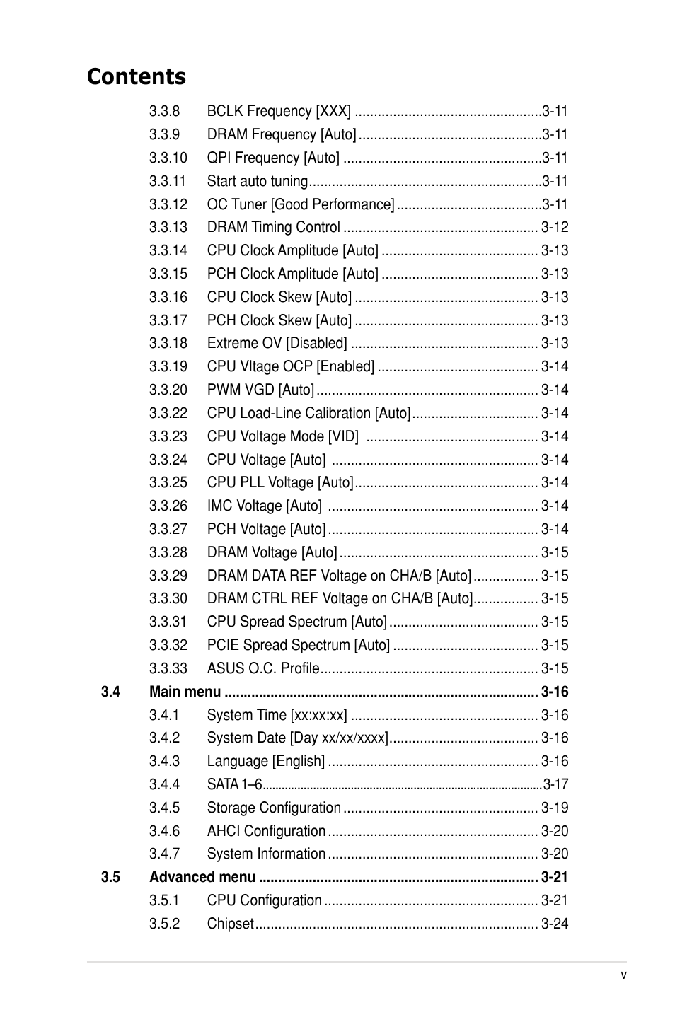 Asus Maximus III Extreme User Manual | Page 5 / 180