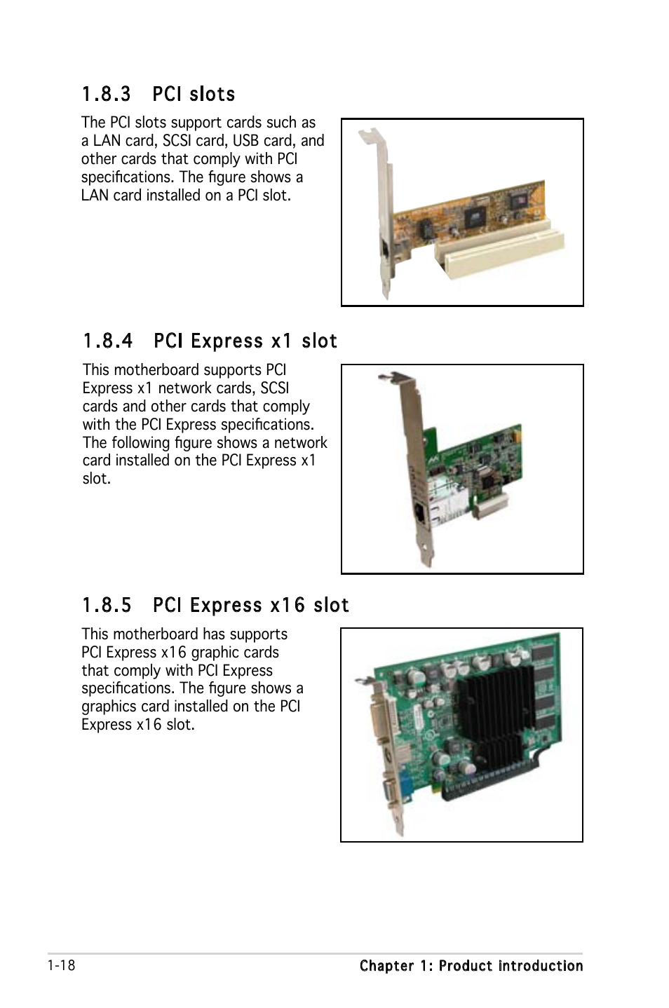 3 pci slots, 4 pci express x1 slot, 5 pci express x16 slot | Asus M2N-X User Manual | Page 30 / 92