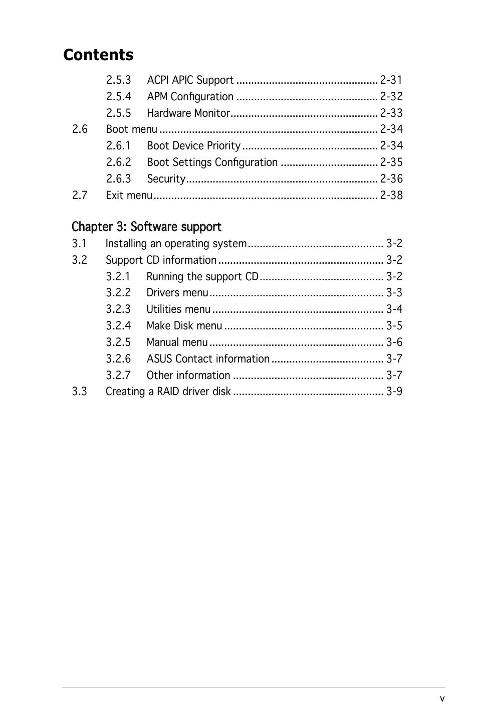 Asus M2N-X User Manual | Page 5 / 92