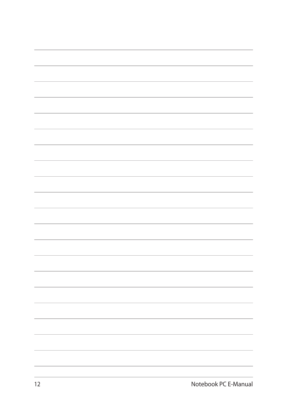 Asus BU401LG User Manual | Page 12 / 132