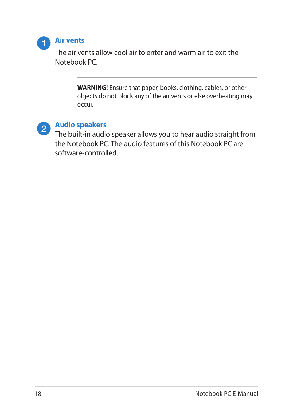 Asus BU401LG User Manual | Page 18 / 132