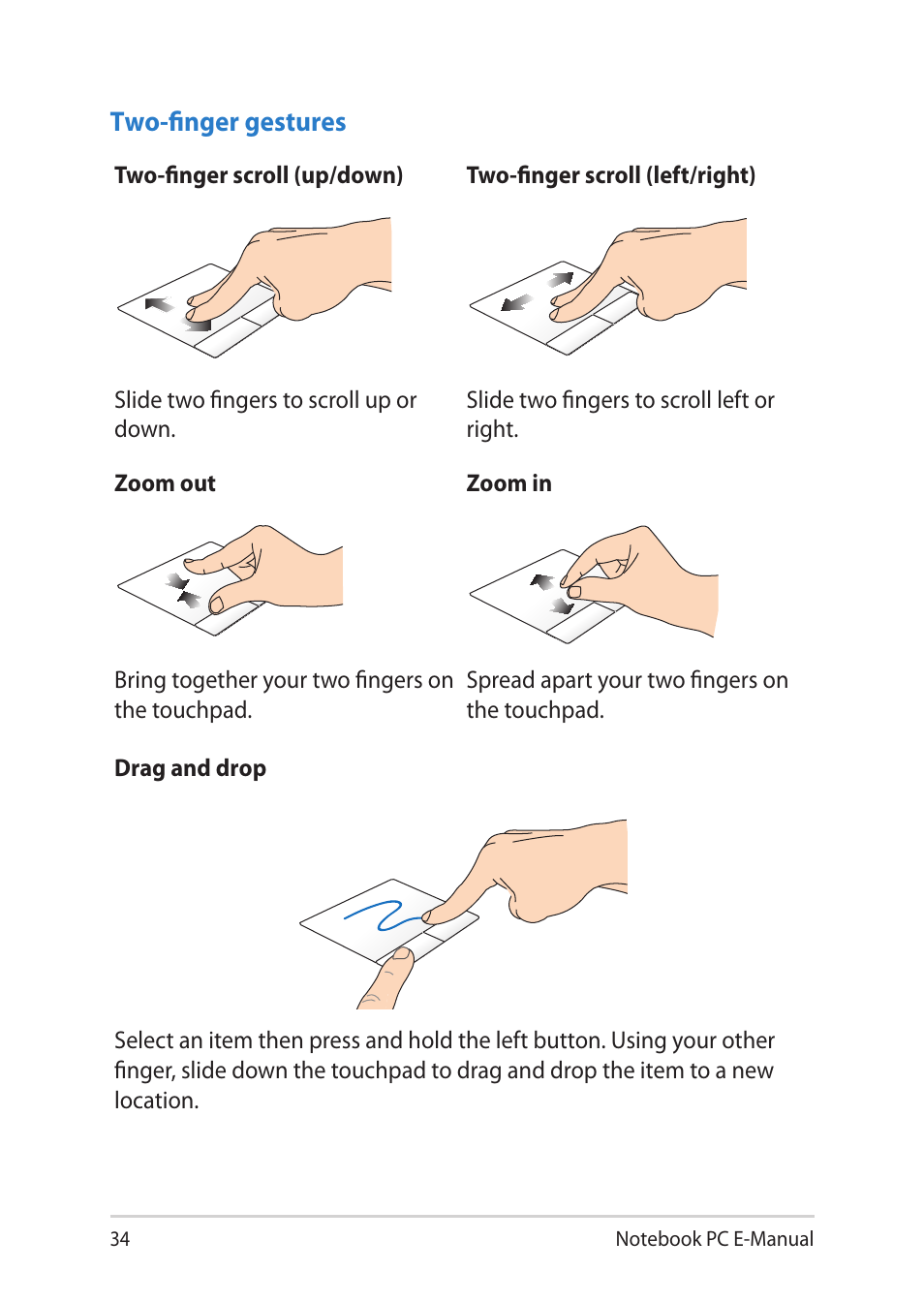 Asus BU401LG User Manual | Page 34 / 132