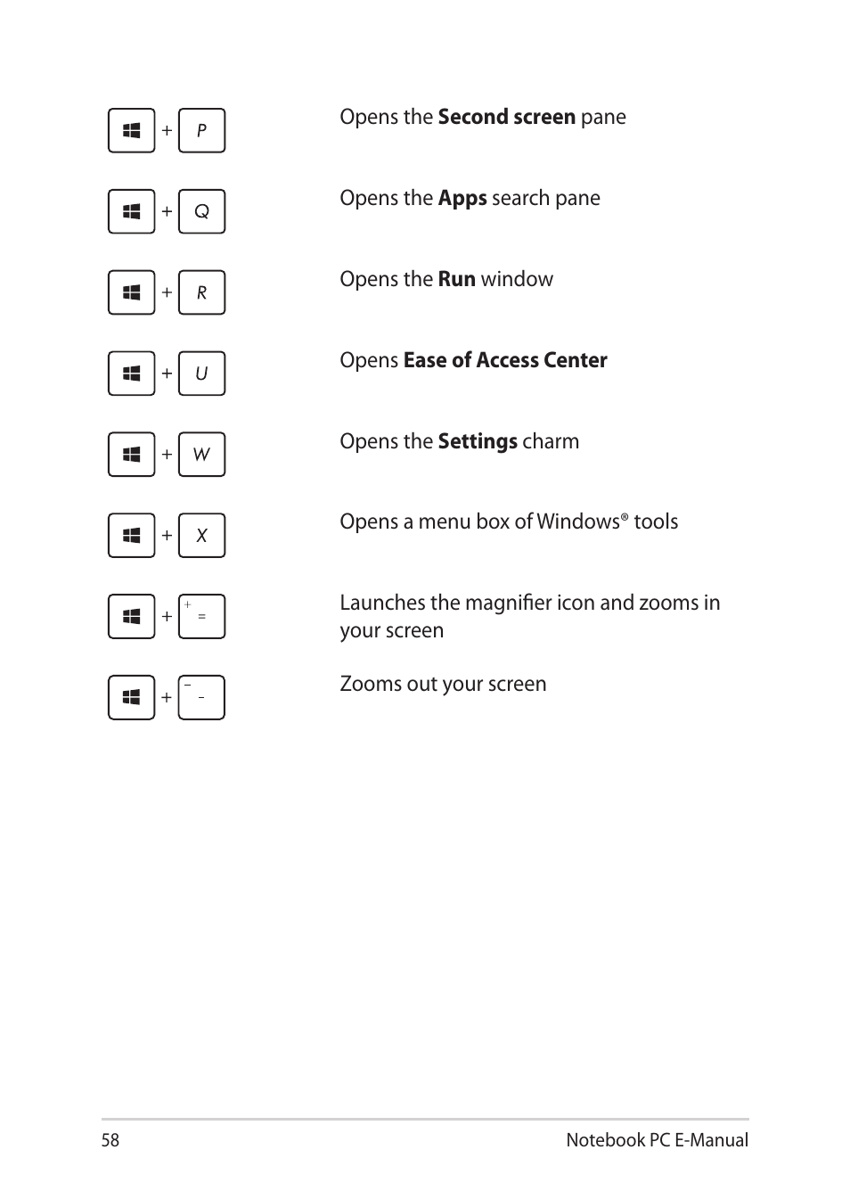 Asus BU401LG User Manual | Page 58 / 132