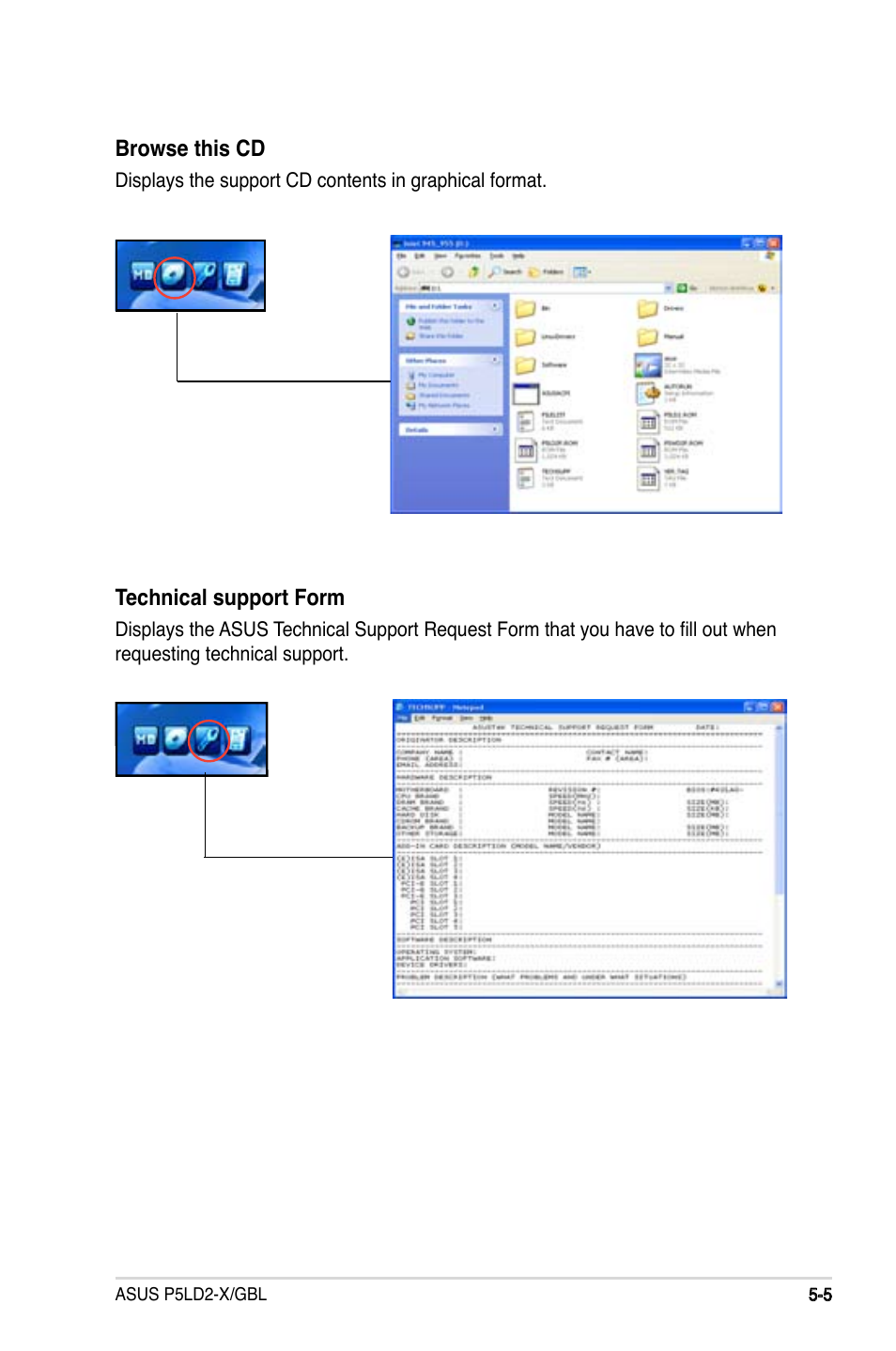 Asus P5LD2-X/GBL User Manual | Page 105 / 112