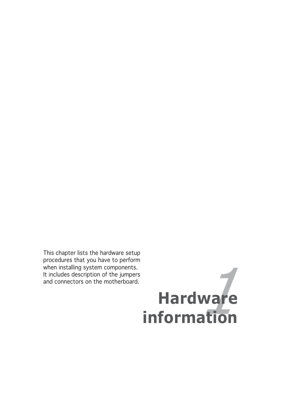 Asus P5GDC Deluxe User Manual | Page 11 / 86