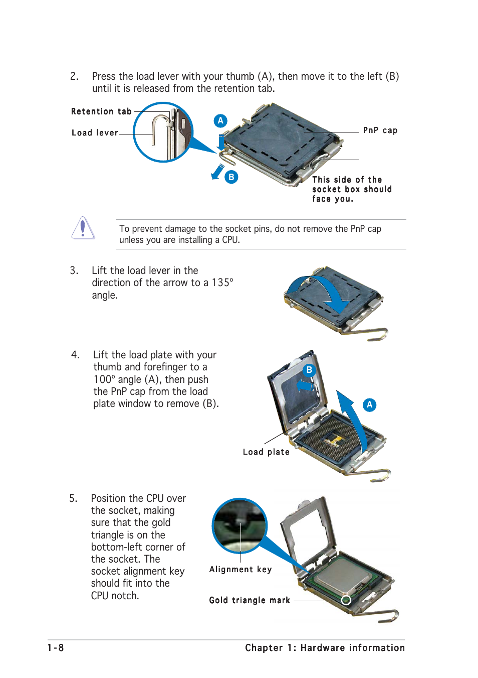 Asus P5GDC Deluxe User Manual | Page 18 / 86