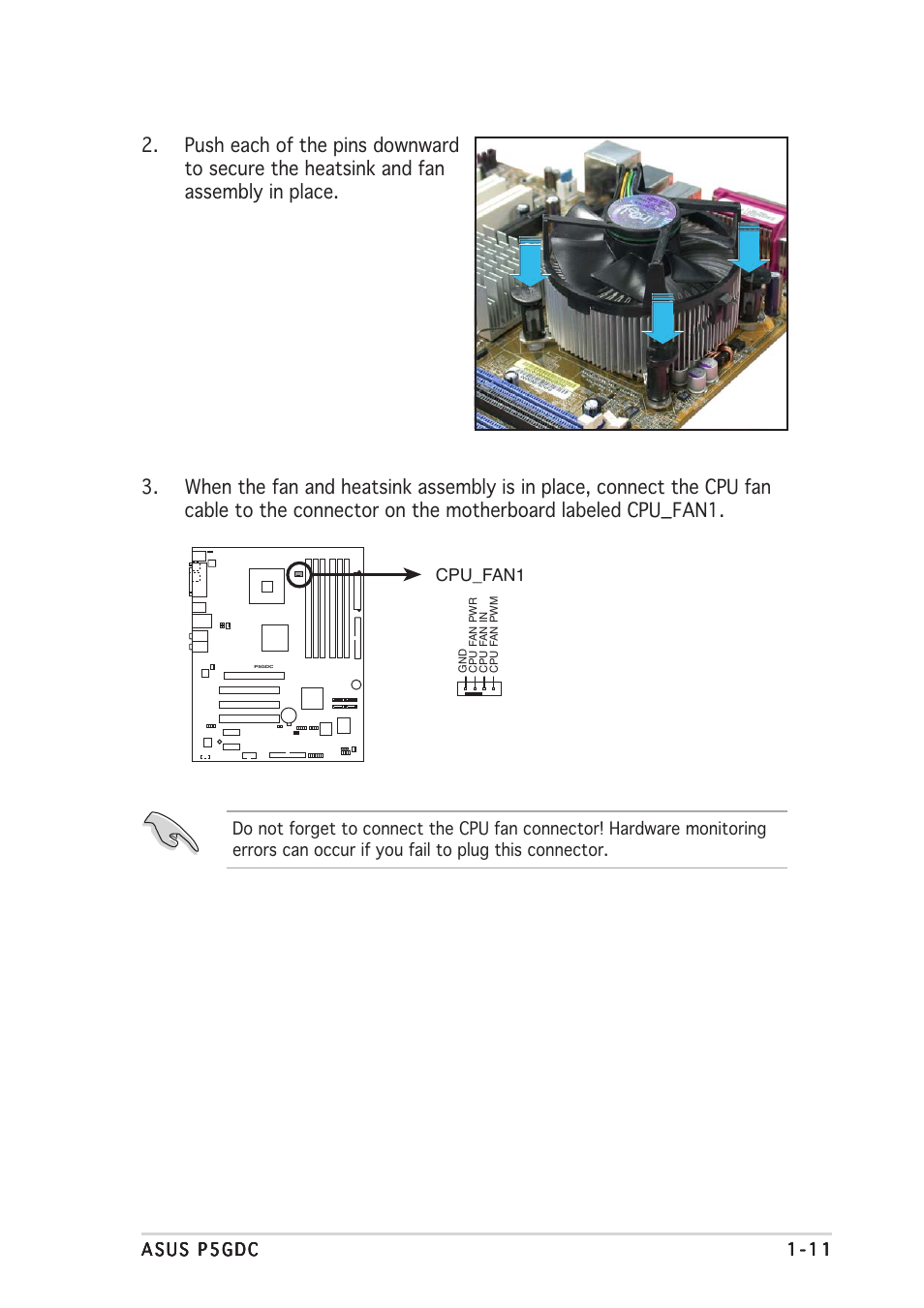 Asus P5GDC Deluxe User Manual | Page 21 / 86