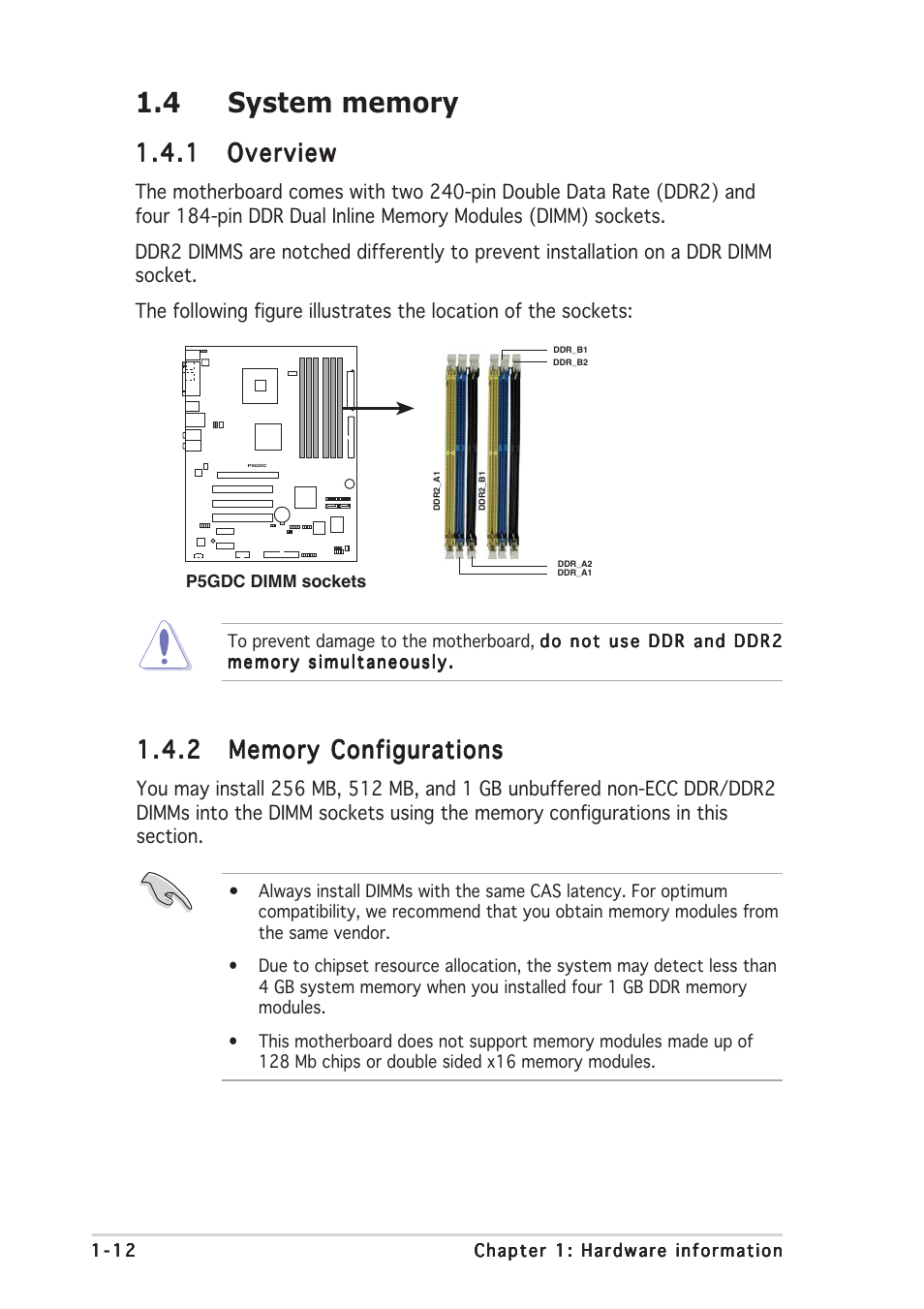 1 overview overview overview overview overview | Asus P5GDC Deluxe User Manual | Page 22 / 86