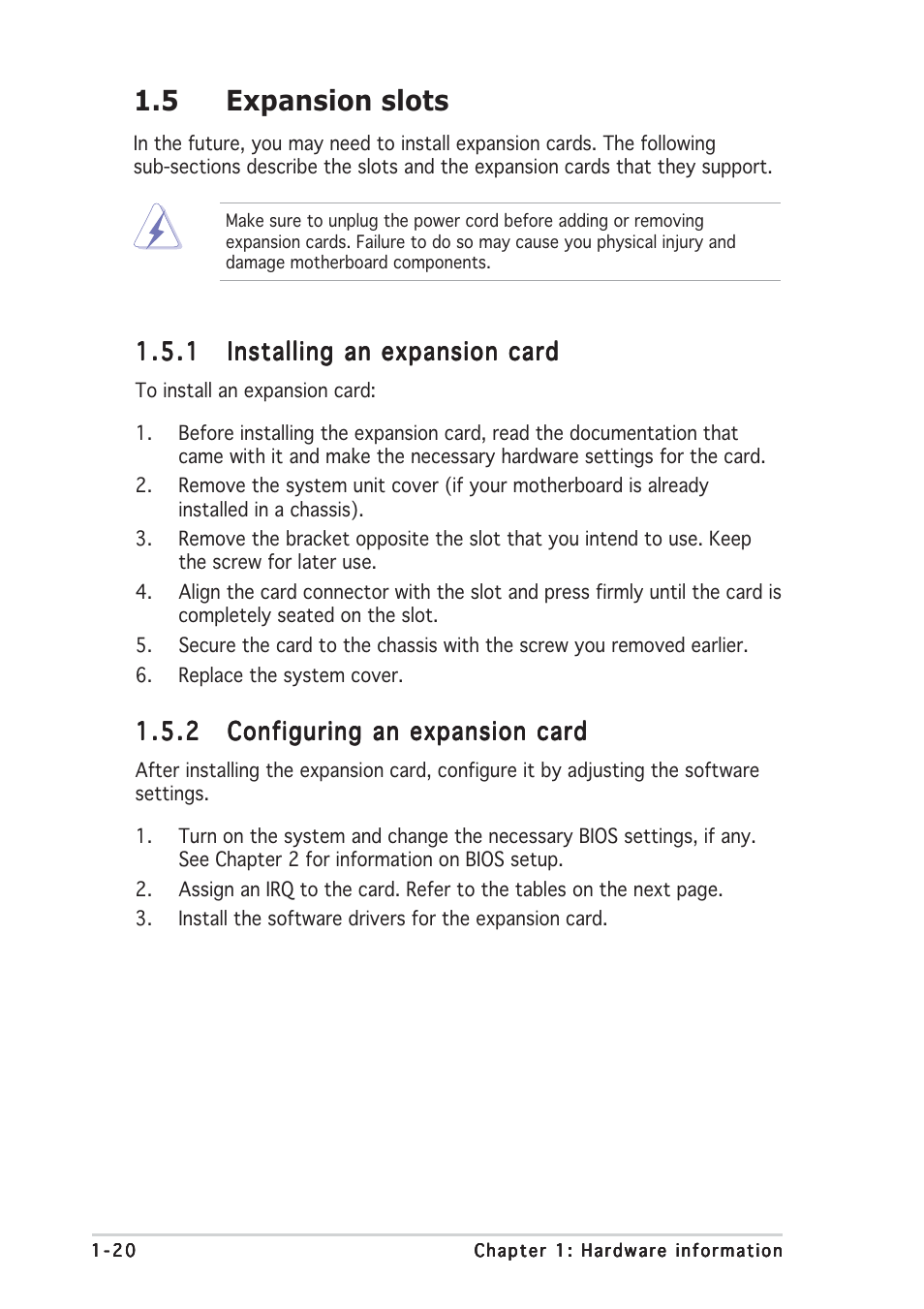 5 expansion slots | Asus P5GDC Deluxe User Manual | Page 30 / 86