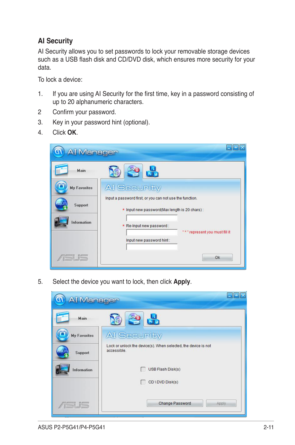 Asus P4-P5G41 User Manual | Page 27 / 75