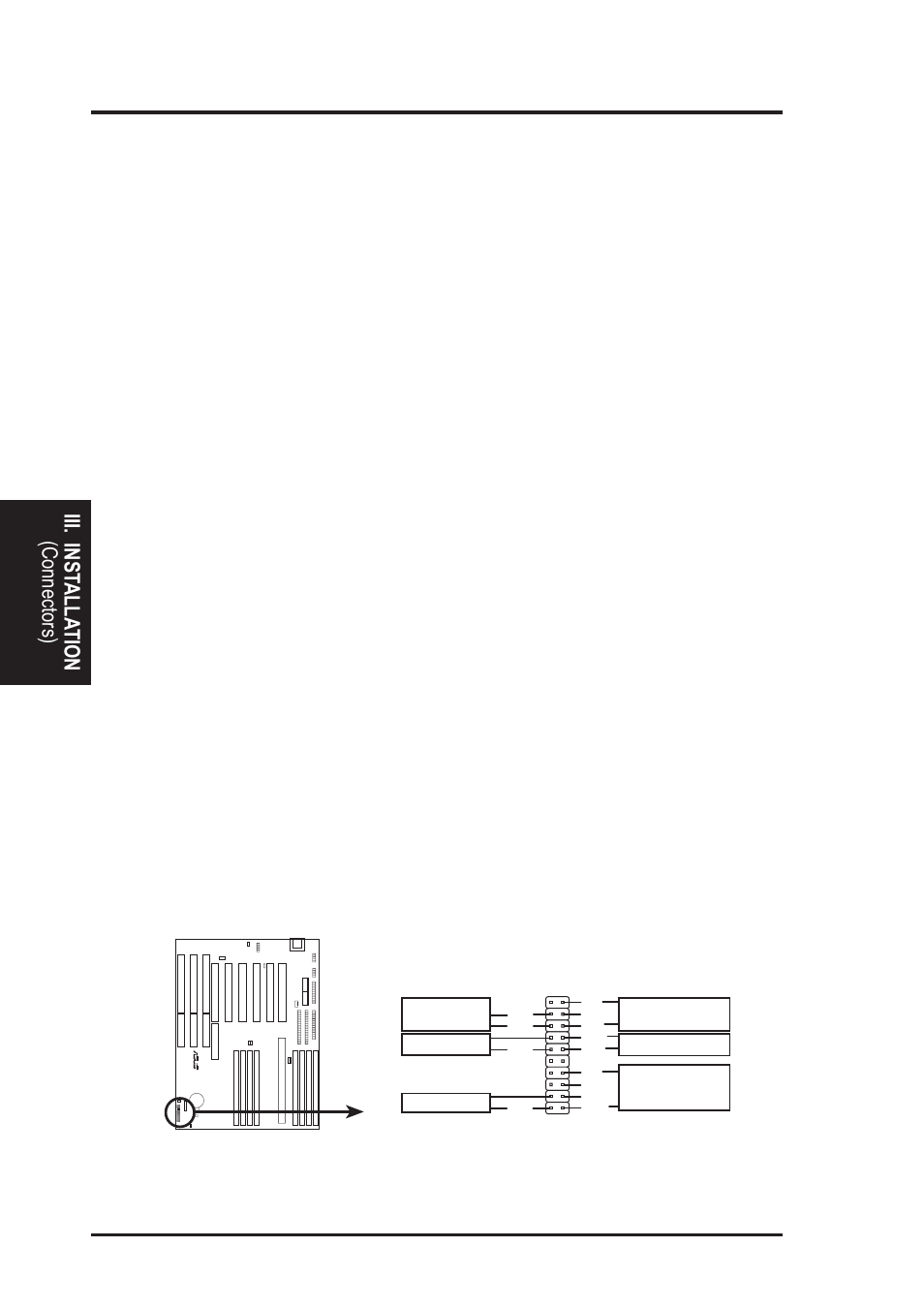 Iii. installation, Connectors) iii. inst alla tion | Asus P/I-P65UP5/C-PKND User Manual | Page 26 / 32