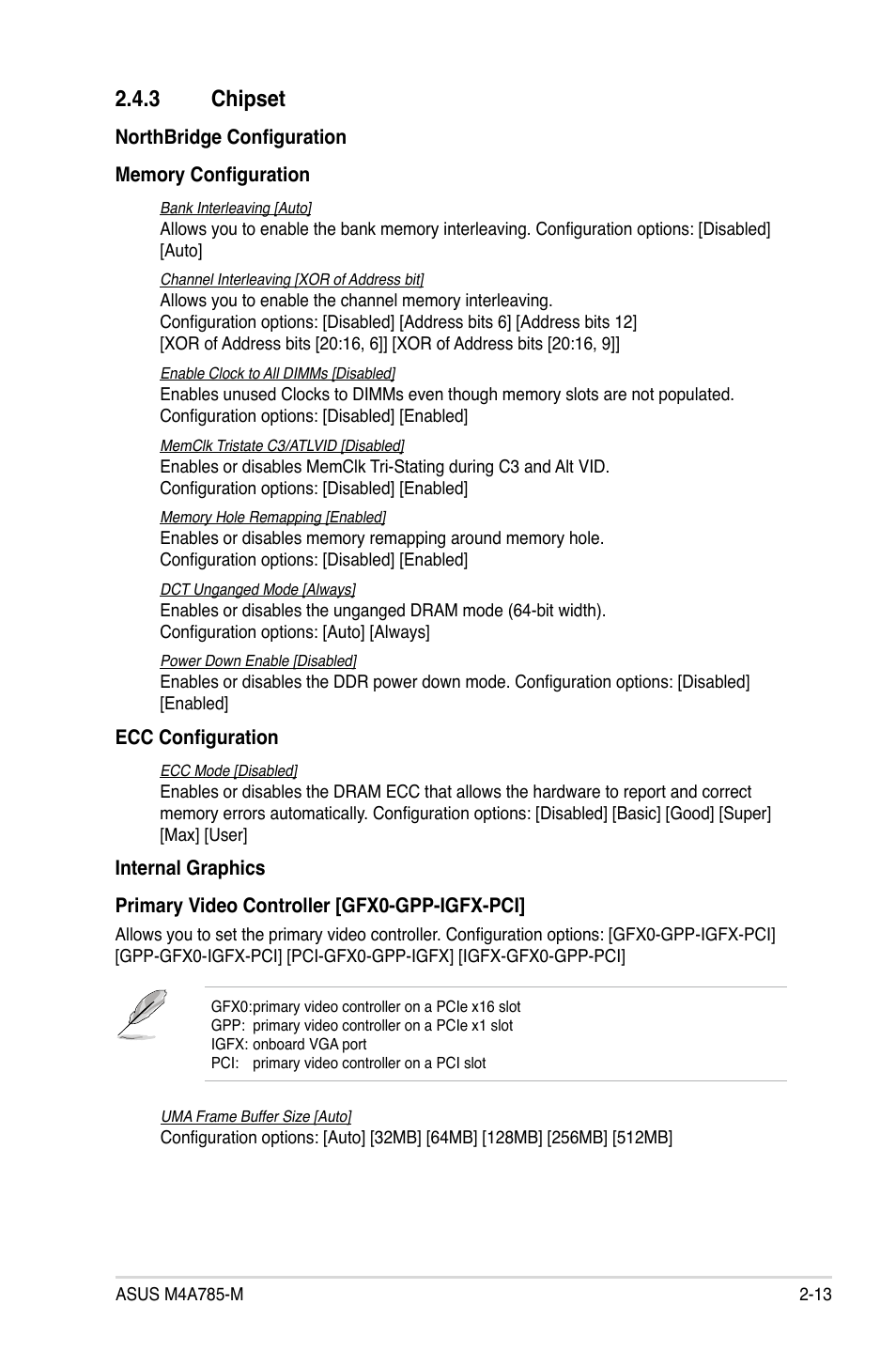 3 chipset, Chipset -13 | Asus M4A785-M User Manual | Page 55 / 64