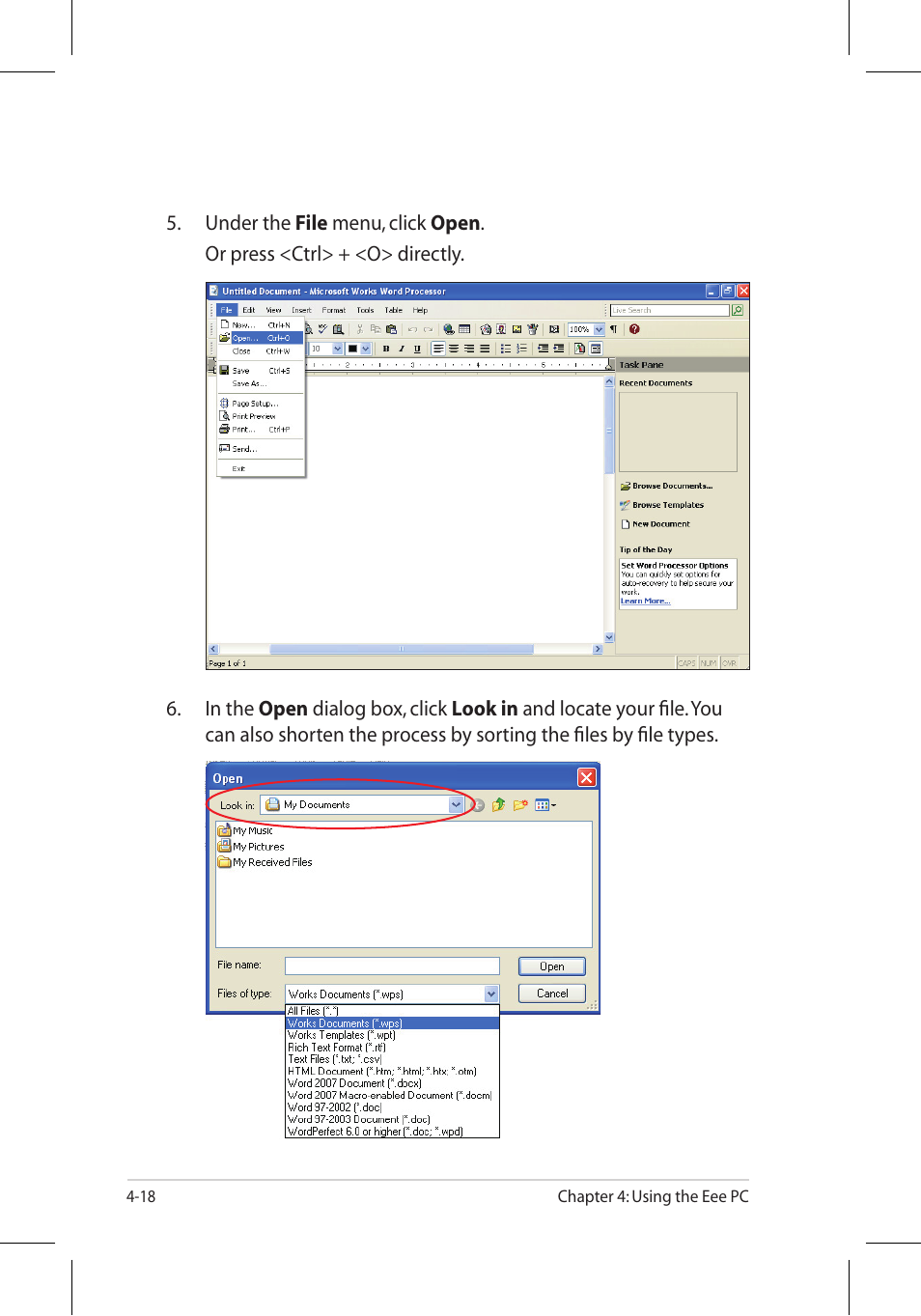 Asus Eee PC 8G/Linux User Manual | Page 58 / 80