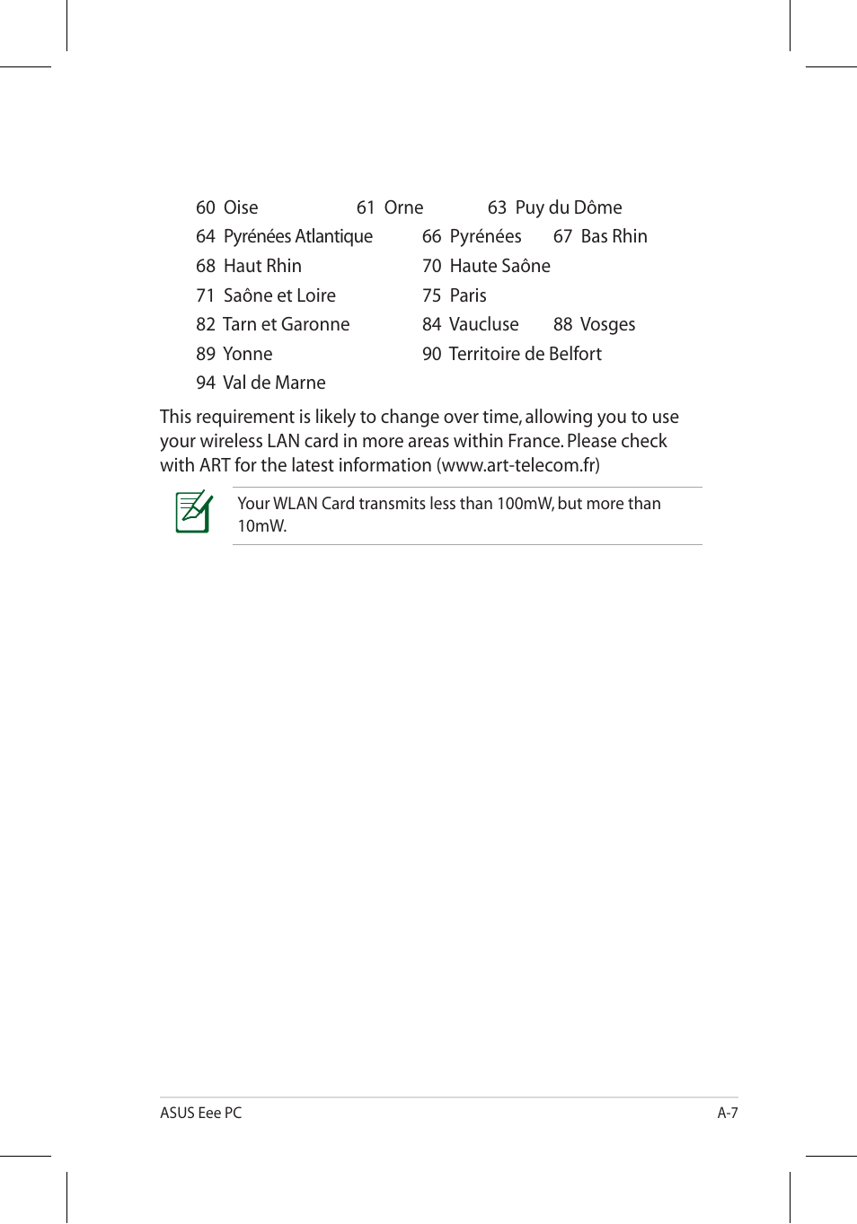 Asus Eee PC 8G/Linux User Manual | Page 75 / 80