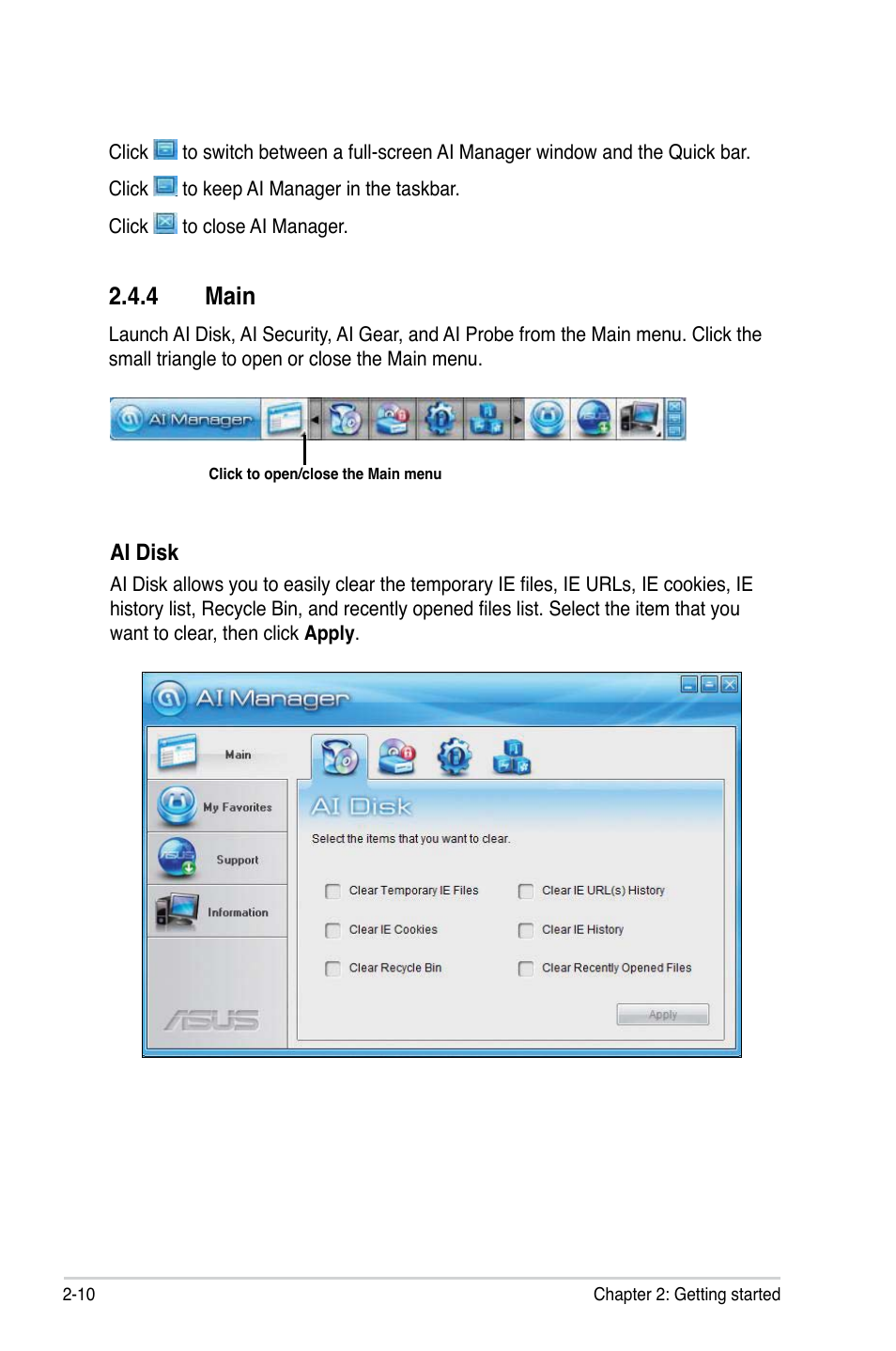 4 main, Main -10 | Asus BP5270 User Manual | Page 24 / 33