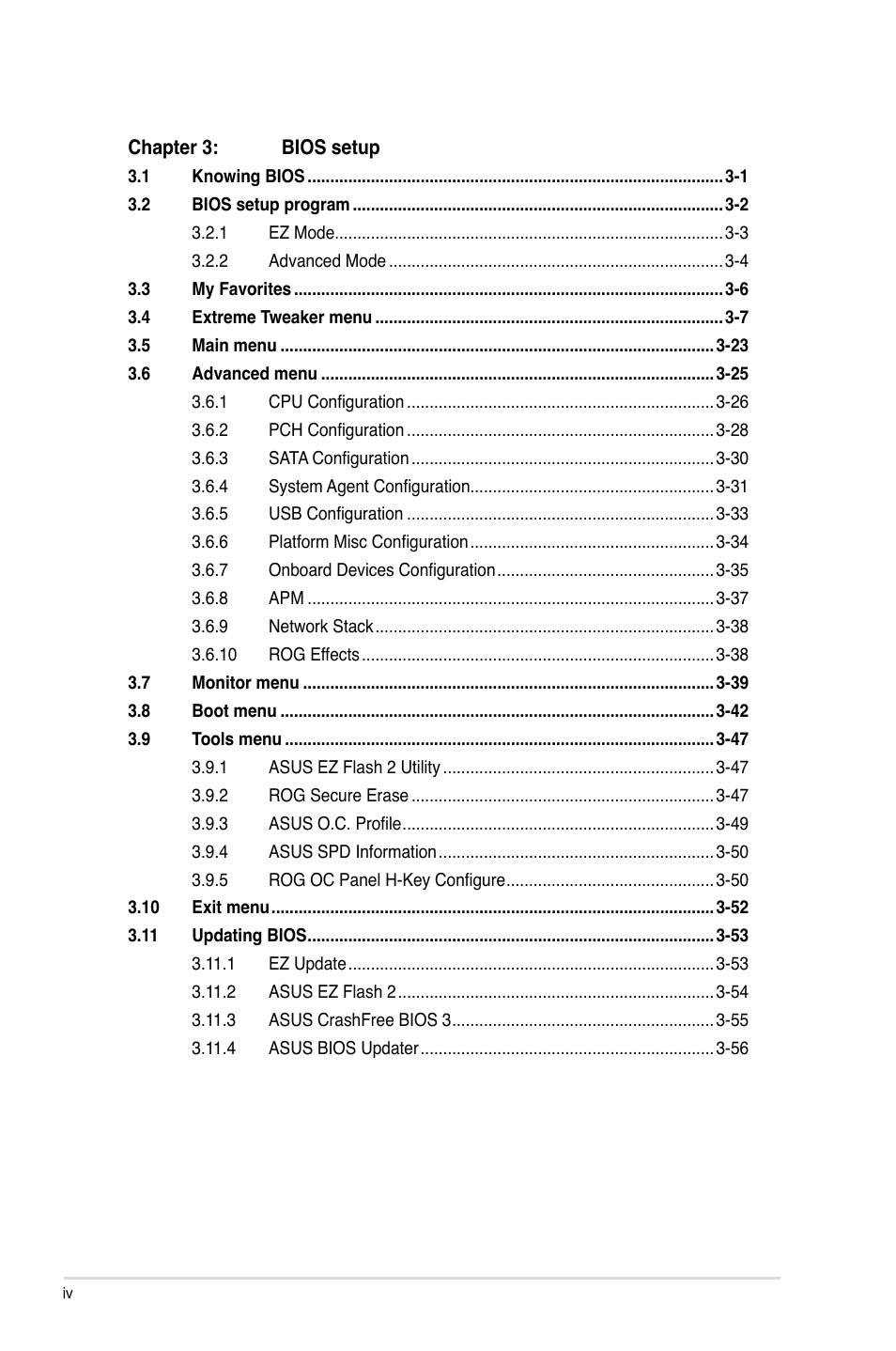 Asus MAXIMUS VI HERO User Manual | Page 4 / 182