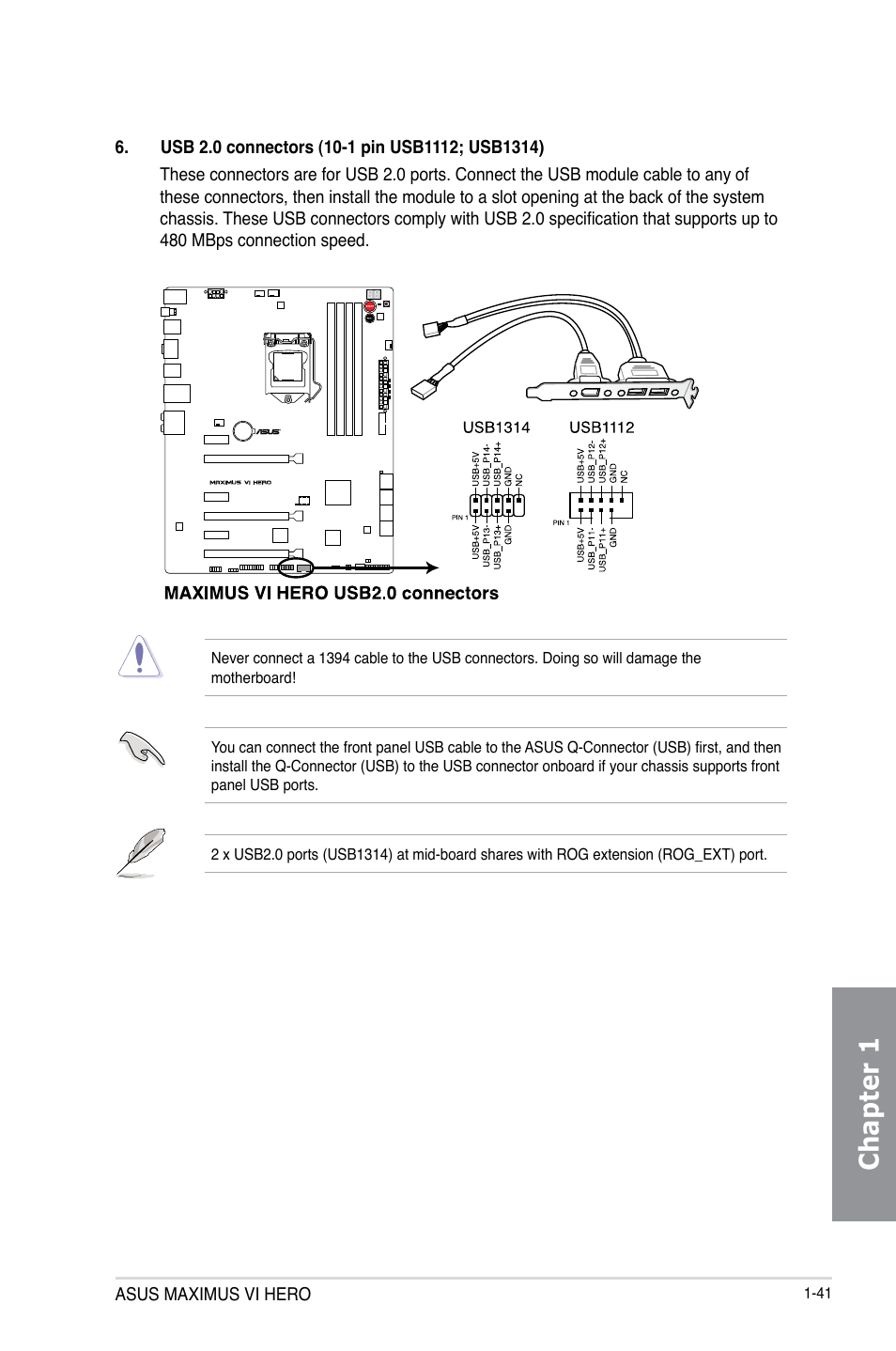Chapter 1 | Asus MAXIMUS VI HERO User Manual | Page 55 / 182