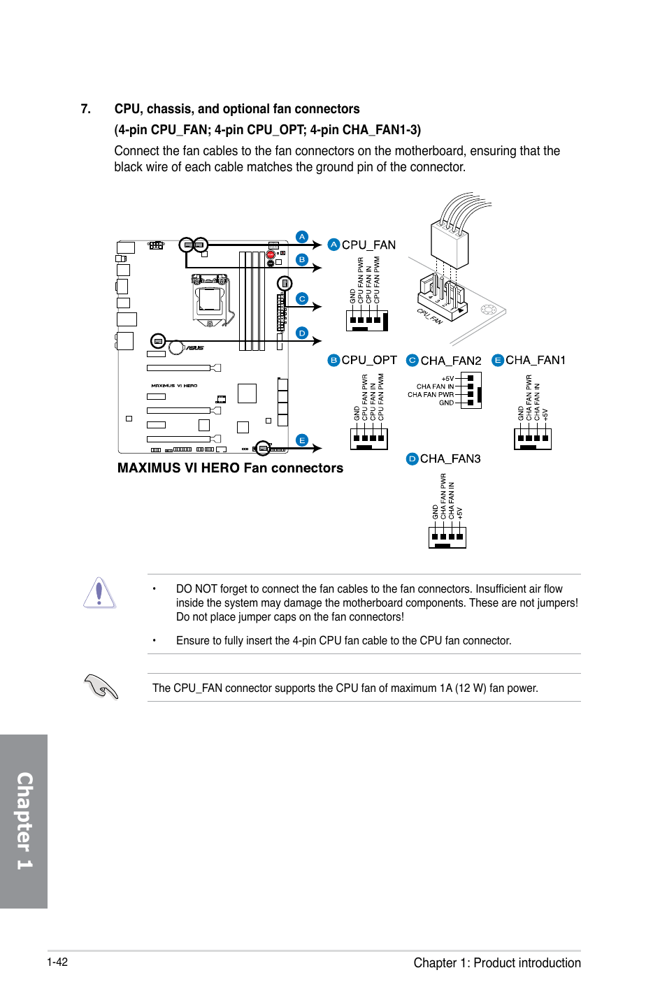 Chapter 1 | Asus MAXIMUS VI HERO User Manual | Page 56 / 182