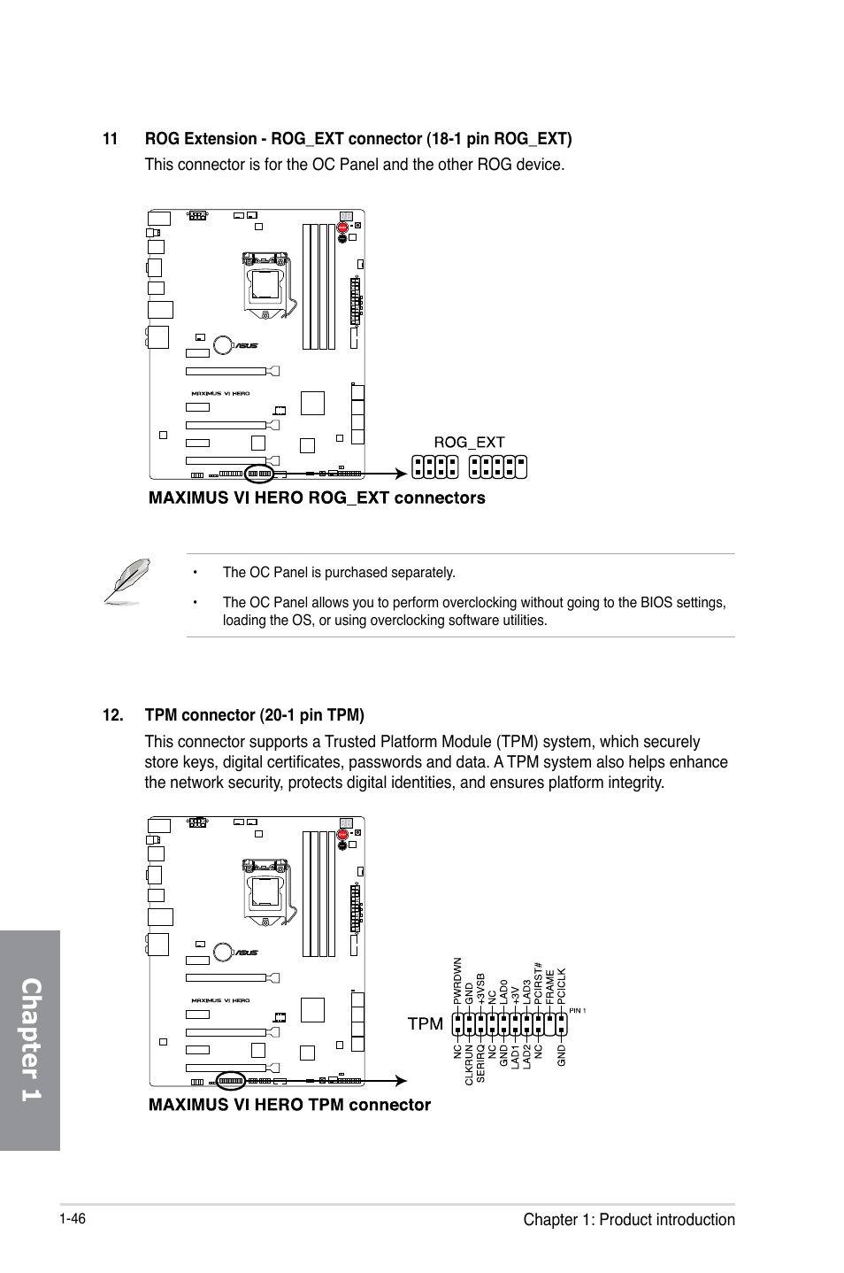 Chapter 1 | Asus MAXIMUS VI HERO User Manual | Page 60 / 182