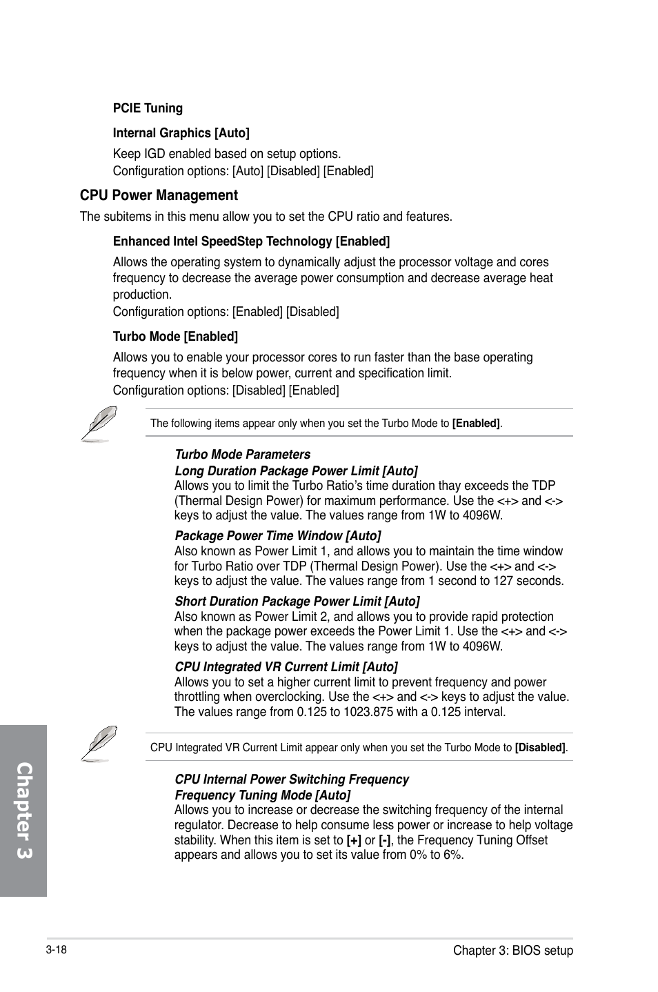Chapter 3 | Asus MAXIMUS VI HERO User Manual | Page 96 / 182