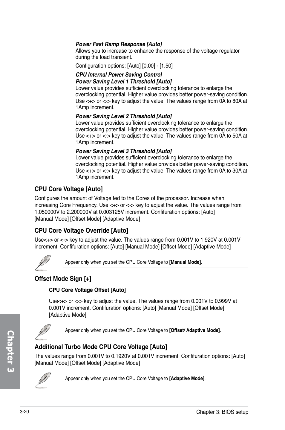 Chapter 3 | Asus MAXIMUS VI HERO User Manual | Page 98 / 182