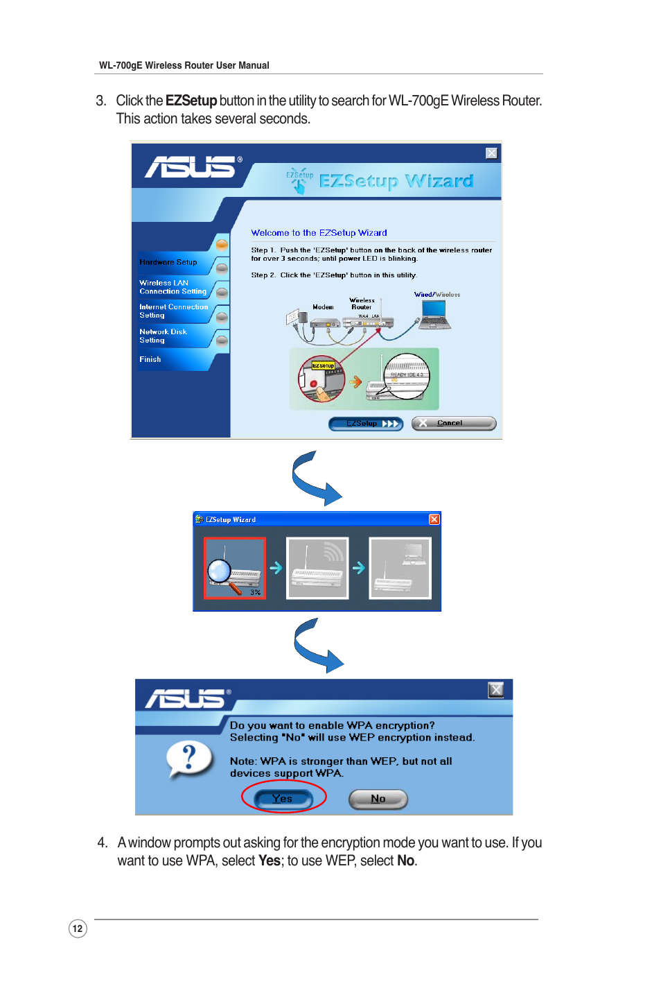 Asus WL-700gE User Manual | Page 12 / 61
