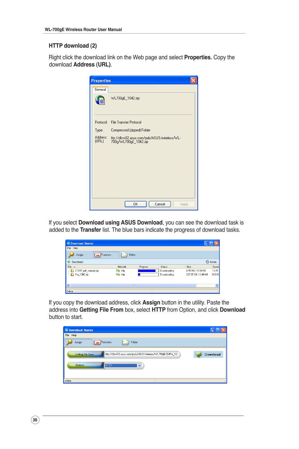 Asus WL-700gE User Manual | Page 36 / 61