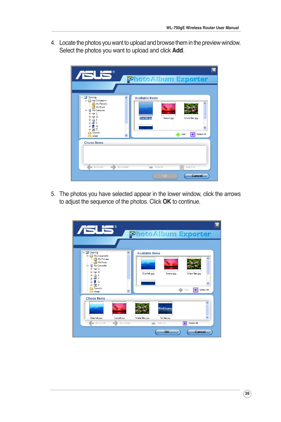 Asus WL-700gE User Manual | Page 39 / 61