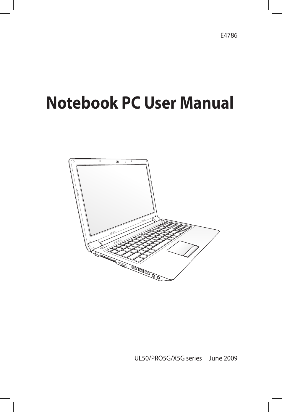 Asus UL50VT User Manual | 24 pages