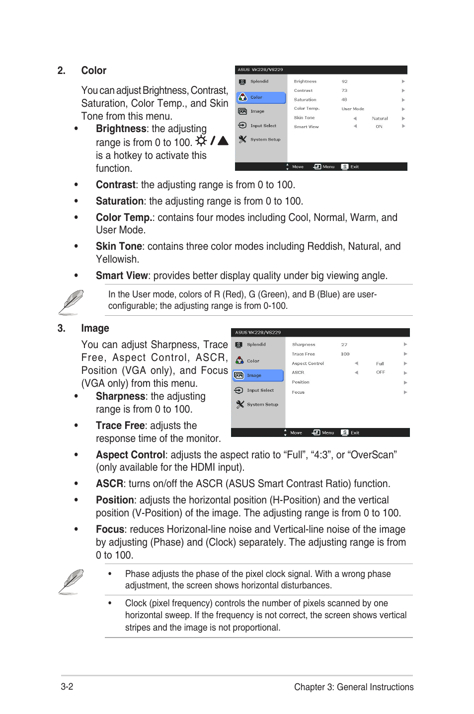 Asus VS229HA User Manual | Page 20 / 27